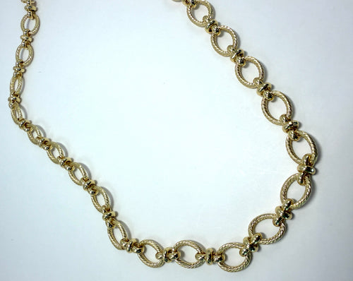 18k Gold Filled Link Necklace