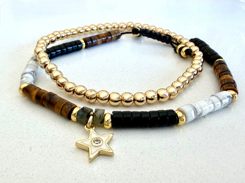 Gold Plated beaded bracelet