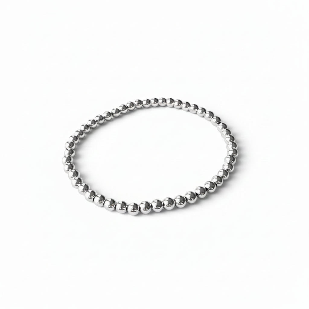Sterling Silver Beaded Bracelet